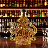 Bouteille de whisky pieuvre