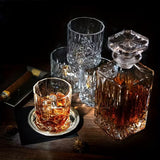 Set bouteille et verres à whisky
