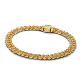 Bracelet Cubain en Moissanite