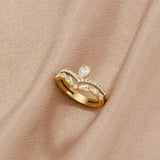 Bague Lilly Dorée  Cristau