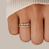 Bague Mia Dorée Cristaux
