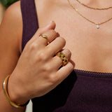 Bague Vague Dorée