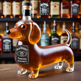 Bouteille de whisky teckel