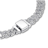 Bracelet Cubain en Moissanite