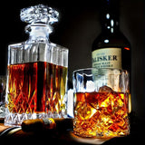 Set bouteille et verres à whisky