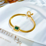 Bracelet Émeraude Emilia