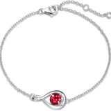 Bracelet Infini Rubis