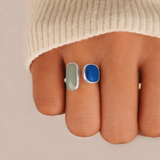 Bague Argent Aigue-Marine
