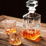 Set bouteille et verres à whisky