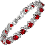 Bracelet Tennis Vigne Rubis