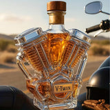 Bouteille de whisky moteur V-Twin