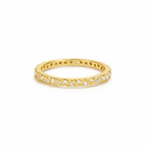 Bague Arquette Dorée Cristaux