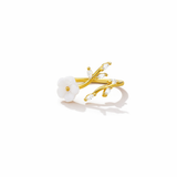 Bague Fleur Blanche