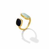 Bague Enroulée Aigue-marine