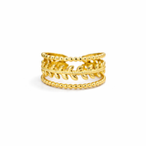 Bague Marissa Feuille Dorée