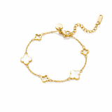 Bracelet Lucia Trèfle Doré