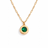 Collier Athena en Cristal Vert