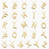 Collier avec lettres d'amour-initiales
