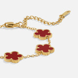Bracelet Trèfle Rouge Chance
