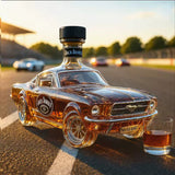 Bouteille de whisky voiture de police