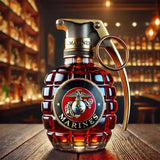 Bouteille de whisky grenade