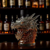 Bouteille de whisky tête de dragon