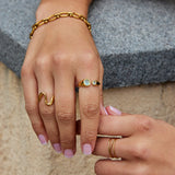 Bague Aigue-Marine Vintage