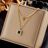Collier Émeraude Klára