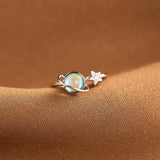 Anneau Étoile & Lune Prestige