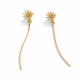 Boucles pissenlit or 18K