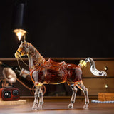 Bouteille de whisky cheval