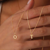 Collier avec lettres d'amour-initiales