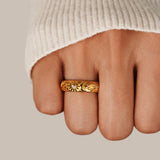 Bague Céleste Dorée