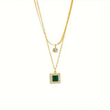 Collier Émeraude Klára