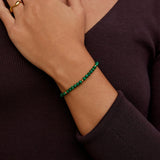 Bracelet Émeraude Perlé
