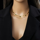 Collier Émeraude Annelie