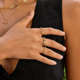 Bague Trèfle Cristal