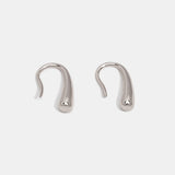 Boucles Francesca goutte argent