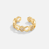Bague Alvéole Dorée