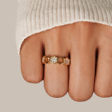 Bague Alvéole Dorée