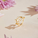 Bague Leaf Dorée