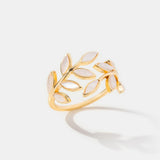 Bague Leaf Dorée