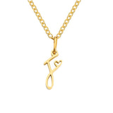 Collier Cœur Lettre Or