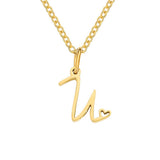 Collier Cœur Lettre Or
