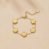 Bracelet Trèfle Doré