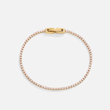 Bracelet Kiera Or & Cristal Rose