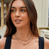 Collier Cordelia en Cristal Or