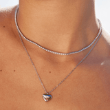 Collier Cordelia en Cristal Argent