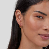 Créoles Leyla double cristal