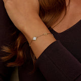 Bracelet Lucia Trèfle Doré